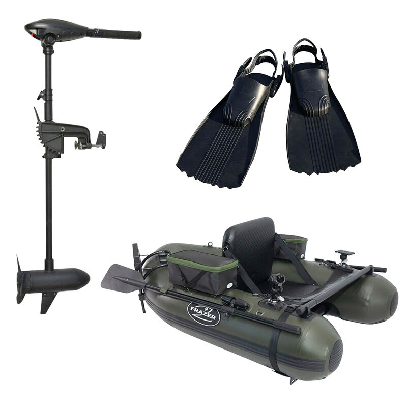 Pack Ranger Evo 170 + Moteur Frazer 30 Lbs + Palmes Float Tube Pro Wide - Packs | Pacific P&ecirc;che