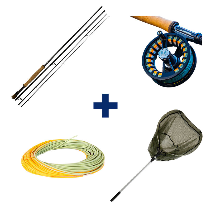Pack Canne Xbone 10' 6/7 + Moulinet Xstream 67 + Soie Flotante 6 + Epuisette - Packs | Pacific P&ecirc;che