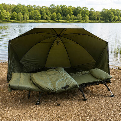 Pack Bedchair + Brolly + Duvet Process Team Carpfishing - Bivouac Confort | Pacific P&ecirc;che