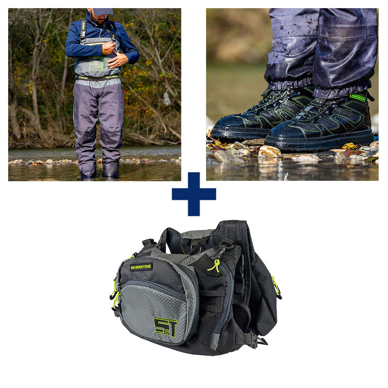 Pack Wader Hardwater Evo + Chaussures Hardwater + Chest Pack Hardwater Evo - Tous nos packs | Pacific P&ecirc;che
