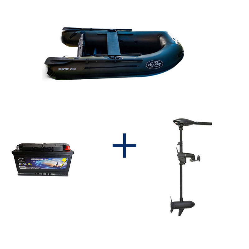 Pack Furtif 230 + Moteur 55 Lbs et Batterie 110 Ah - Packs | Pacific P&ecirc;che