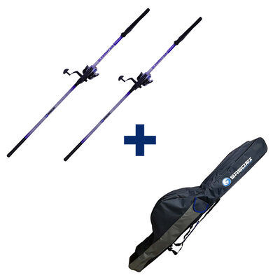 Pack 2 Combos Telesurf 3m90 + Fourreau - Packs et ensembles | Pacific P&ecirc;che