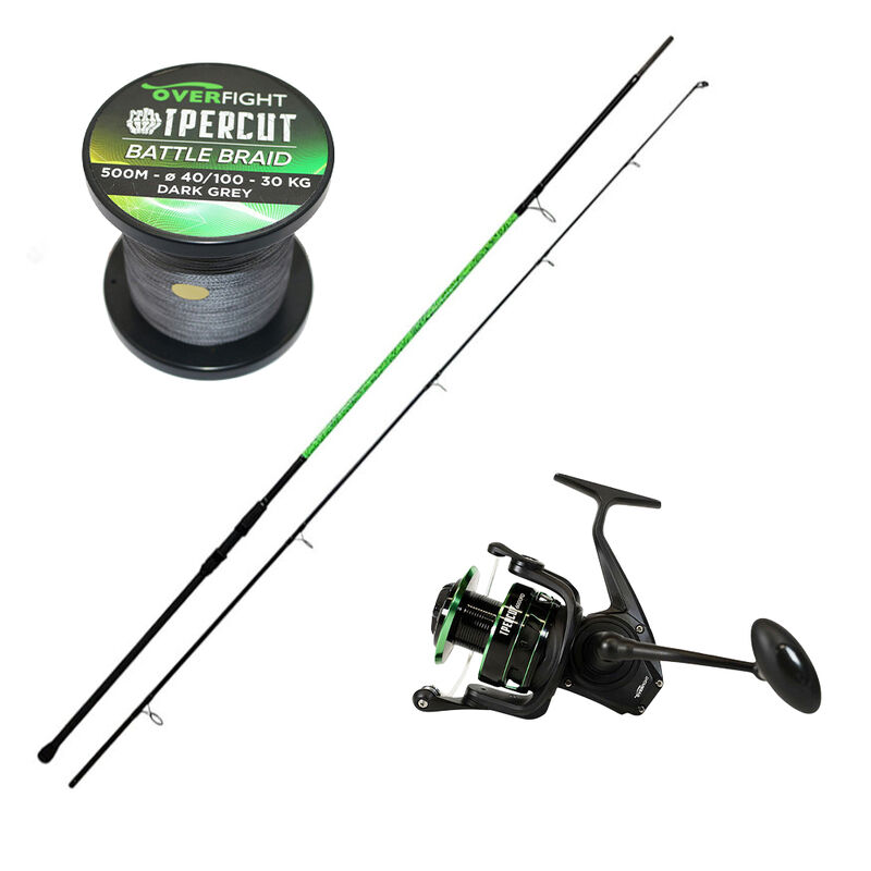 Pack Overfight Ipercut Pellets 4.5 LBS + Ipercut 8000 FD + Ipercut Battle Braid - Packs et ensembles | Pacific P&ecirc;che