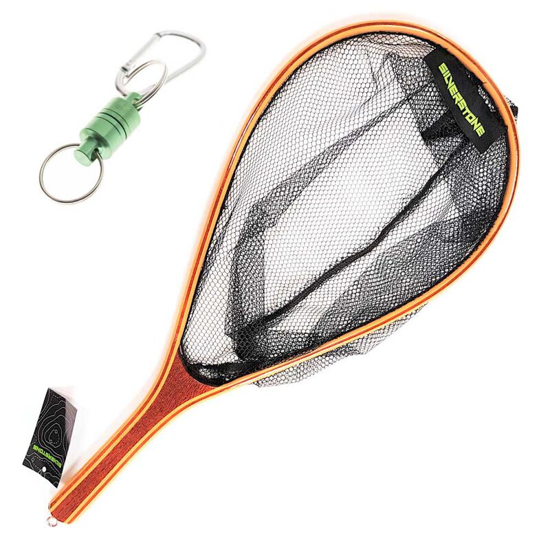 Kit &eacute;puisette Silverstone raquette bambou + clip magn&eacute;tique - Epuisettes | Pacific P&ecirc;che