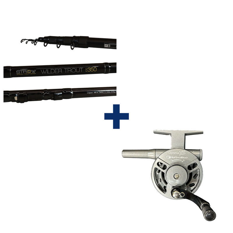 Ensemble WILDER ADJUST FE350 5-15G + MOULINET OPTIMA XS TR65 - Packs | Pacific P&ecirc;che
