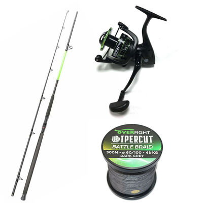 Pack Ipercut battle 3m + Ipercut 7000FD + Ipercut Braid 0.60 - Packs et ensembles | Pacific P&ecirc;che