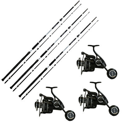 Pack Overfight 3 Glanika Heavy Duty 300 cm 250-300 g + 3 Glanika 8000 XT - Packs et ensembles | Pacific P&ecirc;che