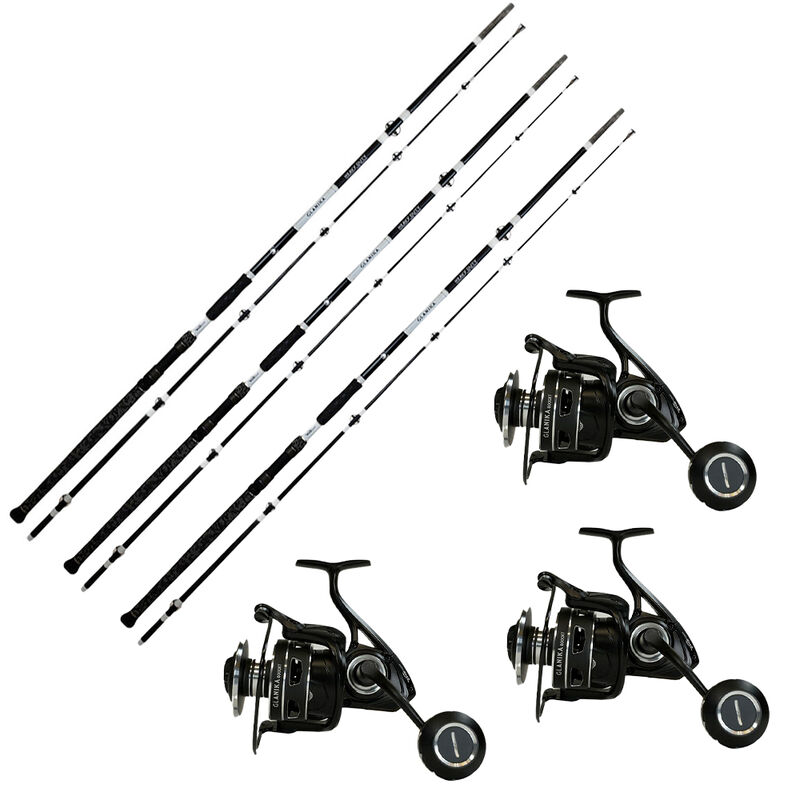 Pack Overfight 3 Glanika Heavy Duty 300 cm 250-300 g + 3 Glanika 8000 XT - Packs et ensembles | Pacific P&ecirc;che