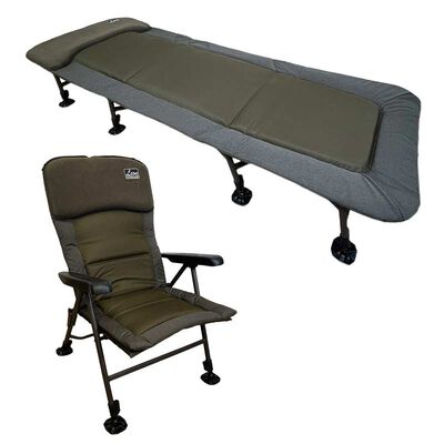 Pack Black Diamond Bedchair + Level Chair - Bivouac Confort | Pacific P&ecirc;che