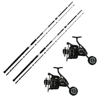 Pack Overfight 2 Glanika Allround 290 cm 150-350 g + 2 Glanika 8000 XT - Packs et ensembles | Pacific P&ecirc;che