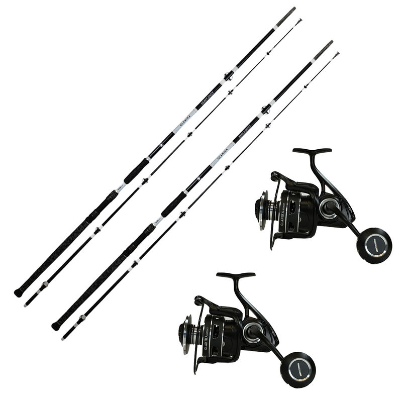 Pack Overfight 2 Glanika Allround 290 cm 150-350 g + 2 Glanika 8000 XT - Packs et ensembles | Pacific P&ecirc;che