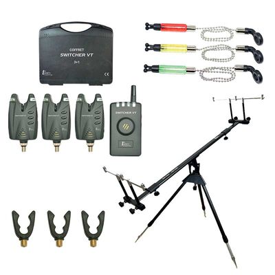 Pack Rod Pod Dark Water 3 Rod - Supports de Cannes | Pacific P&ecirc;che