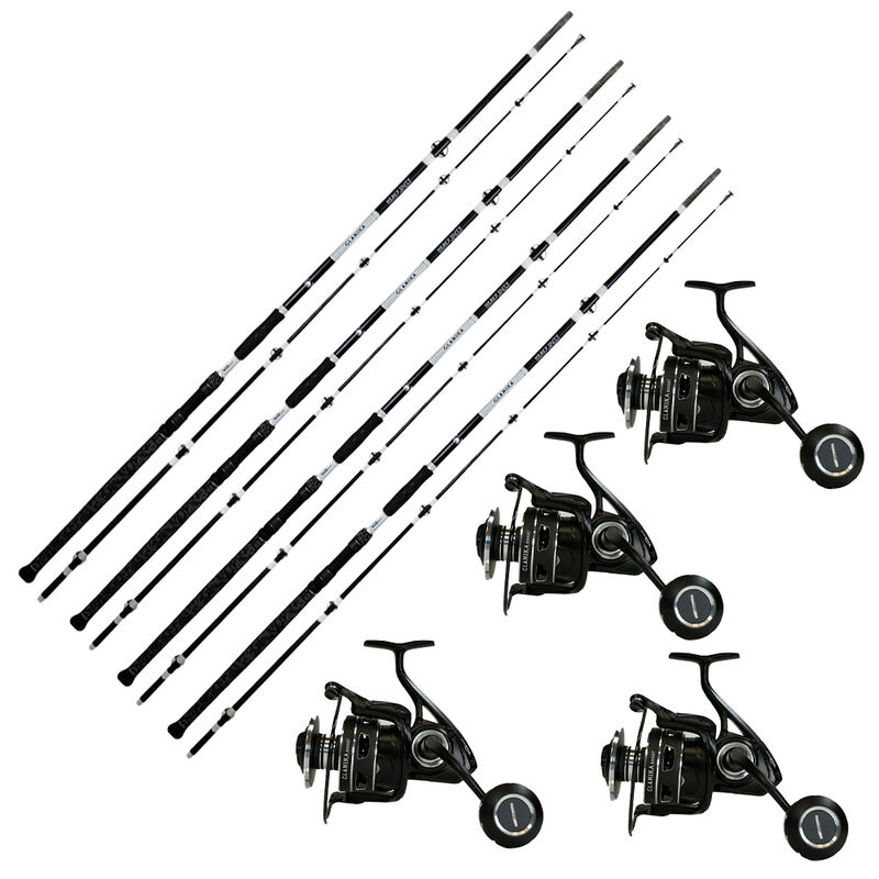 Pack Overfight 4 Glanika Heavy Duty 300 cm 250-300 g + 4 Glanika 8000 XT - Packs et ensembles | Pacific P&ecirc;che