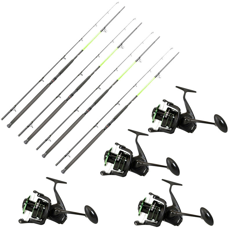 Pack Overfight 4 Ipercut Battle 300 cm 200-400 g + 4 Ipercut 8000 Fd - Packs et ensembles | Pacific P&ecirc;che