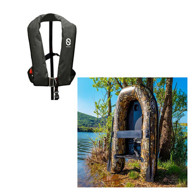 Pack Komando 250 + Gilet Gonflabe XH - Packs | Pacific P&ecirc;che