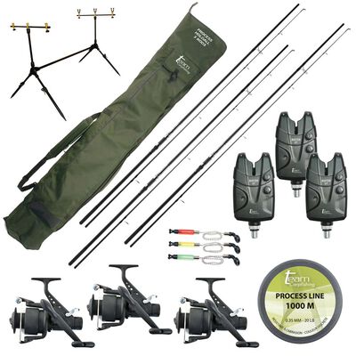 Pack Team Carpfishing Complet Dark Water - Packs | Pacific P&ecirc;che