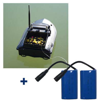 Pack Process Bait Boat + 2 Batteries Suppl&eacute;mentaires - App&acirc;ts / Bateaux amorceur / Spodding | Pacific P&ecirc;che