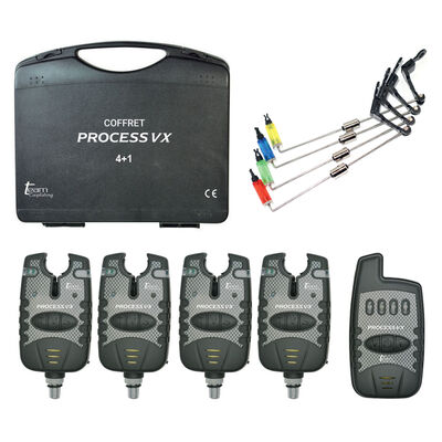 Pack 4 Process VX + Centrale + 4 Dropper - D&eacute;tections | Pacific P&ecirc;che