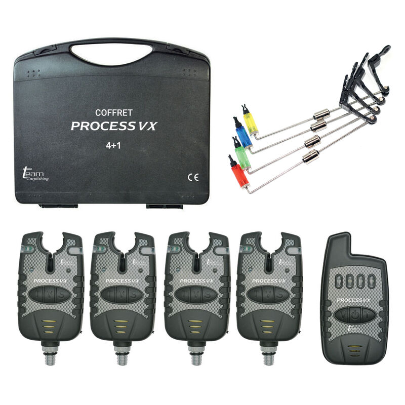 Pack 4 Process VX + Centrale + 4 Dropper - D&eacute;tections | Pacific P&ecirc;che