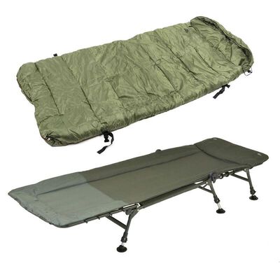 Pack confort team carpfishing bedchair + duvet process - Bivouac Confort | Pacific P&ecirc;che