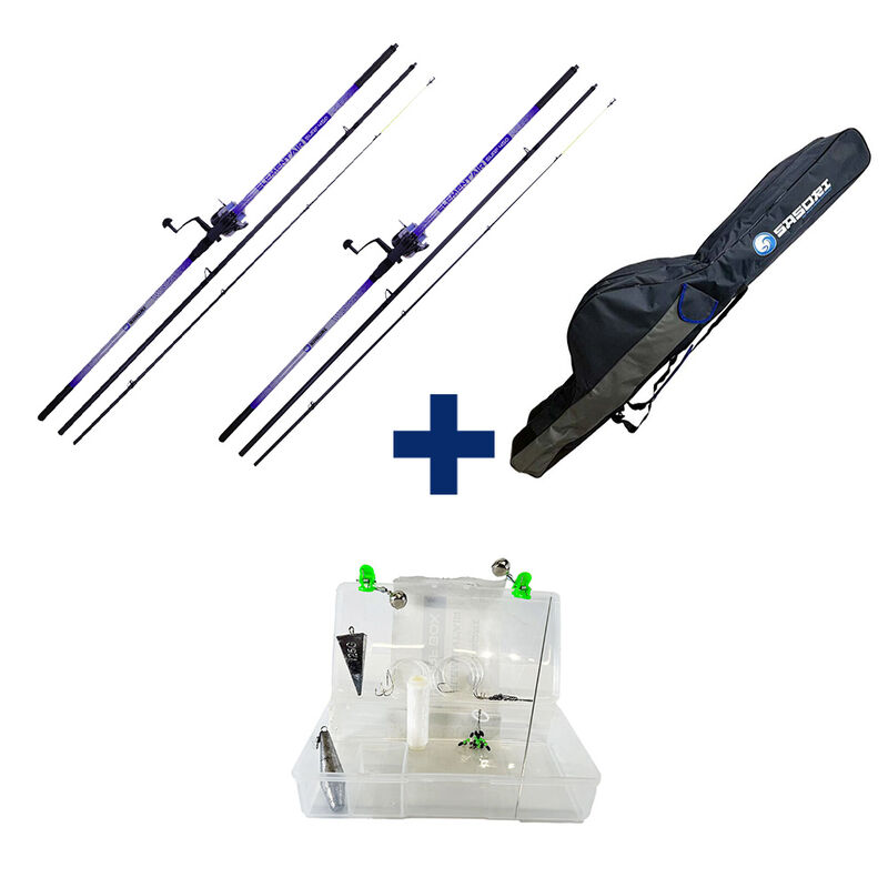 Pack Elementaire Surf 450 + Surf Box + Fourreau Surf - Packs et ensembles | Pacific P&ecirc;che