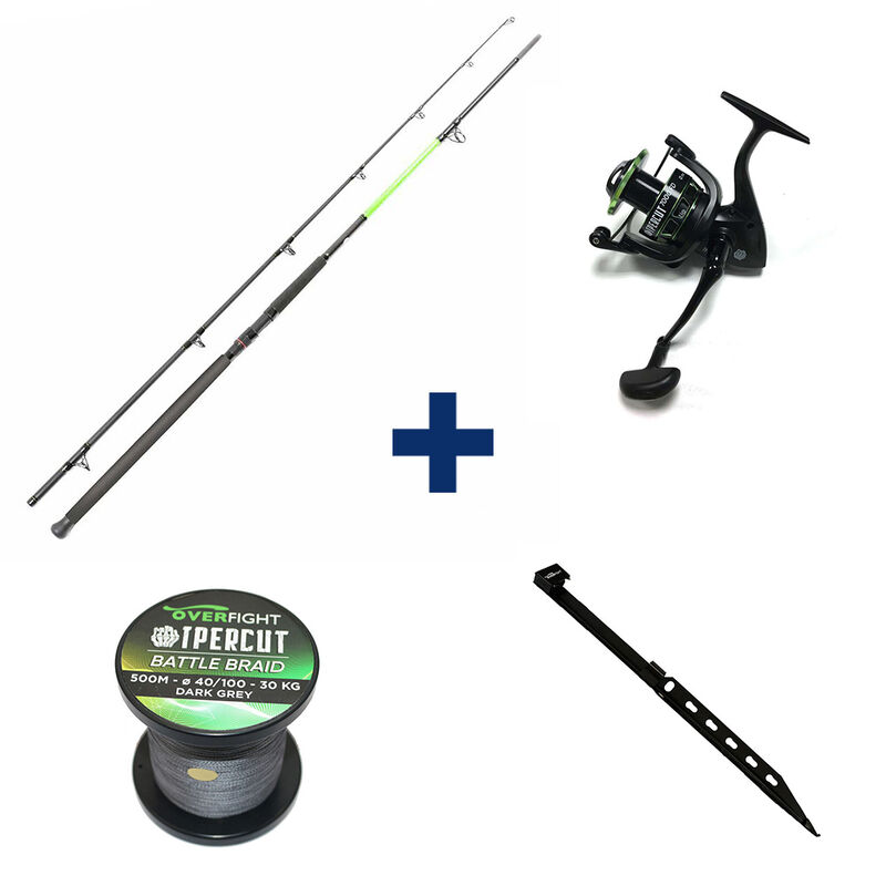 Pack Ipercut Battle 3m 200-400g + PIQUE + Moulinet 7000 + Battle Braid 0.50MM - Packs et ensembles | Pacific P&ecirc;che