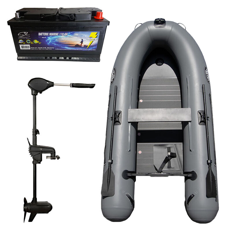 Pack Moteur Frazer 65 LBS + Batterie Marine 110 AH + Session 290 - Packs | Pacific P&ecirc;che