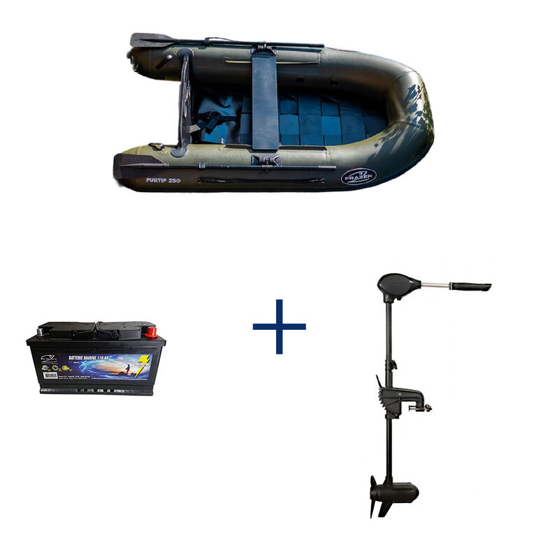 Pack Furtif 250 + Moteur 65 Lbs et Batterie 110 Ah - Packs | Pacific P&ecirc;che