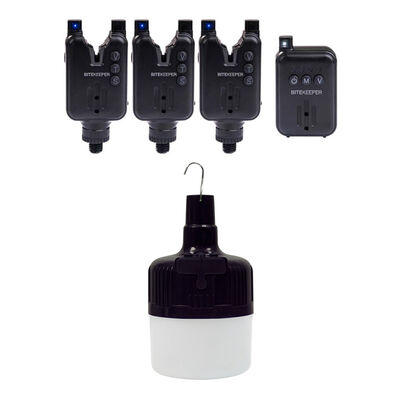 Pack Bite Keeper Black 3+1 + Firefly Biwy Light - D&eacute;tections | Pacific P&ecirc;che