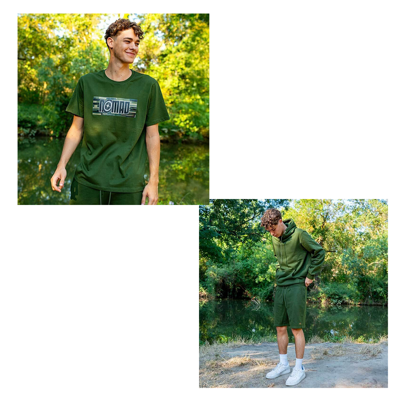Ensemble T-Shirt Kaki + Short - Combinaisons/ensembles | Pacific P&ecirc;che