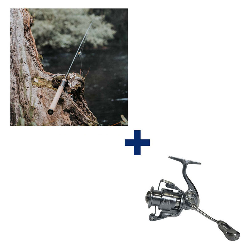 Pack Canne Evok Invictus Trout V2 2.19cm, 5-14g + Moulinet Invictus Trout 1500Fd - Packs et ensembles | Pacific P&ecirc;che