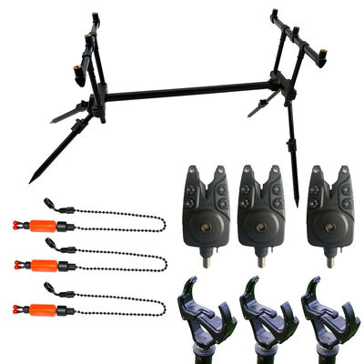 Pack Rod Pod 3 Cannes Carp Addict - Supports de Cannes | Pacific P&ecirc;che
