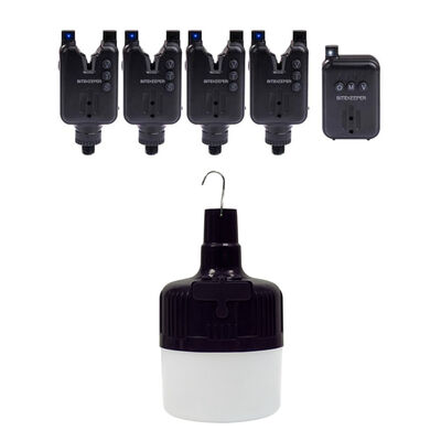 Pack Bite Keeper Black 4+1 +Firefly Biwy Light - D&eacute;tections | Pacific P&ecirc;che
