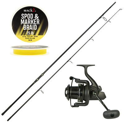Pack Carp Addict Spod 12' 5lbs + Falcon 5000 Spod + Tresse - Cannes | Pacific P&ecirc;che
