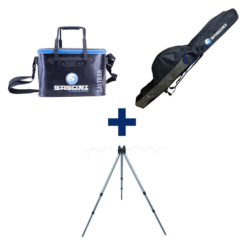 Paxk Trepied Quai + Fourreau Surf + Baksalt - Packs et ensembles | Pacific P&ecirc;che