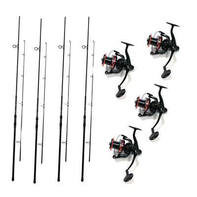 Pack 4 Nomad XTR 10 3lbs + 4 Nomad Xtr 5000 Fd - Cannes | Pacific P&ecirc;che
