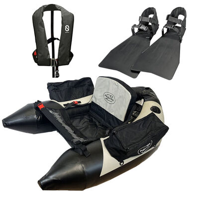 Pack Agility 150 + Gilet Gonflable XH + Palmes Float Tube - Packs | Pacific P&ecirc;che