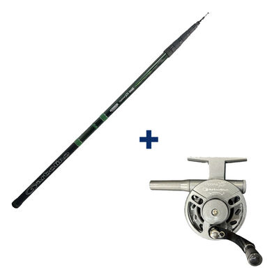 Ensemble Garbolino Canne T&eacute;l&eacute;r&eacute;glable 4m10 + Moulinet Capot&eacute; - Packs | Pacific P&ecirc;che