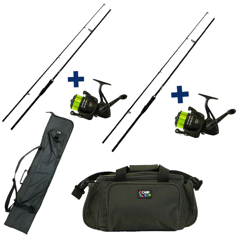 Pack Carp Kidz 2 Combos + Fourreau + Carryall - Cannes | Pacific P&ecirc;che