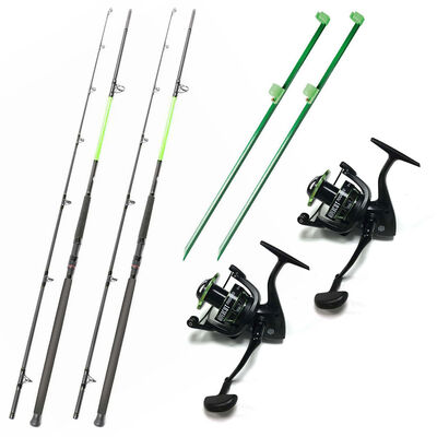 Pack 2 ipercut battle + 2 ipercut 7000FD + 2 adjustable sand spike - Packs et ensembles | Pacific P&ecirc;che