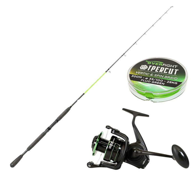 Pack Overfight Ipercut Belly Cat 170 cm 50-125 g + Ipercut 4000 FD + Ipercut Spin And Vertic Braid - Packs et ensembles | Pacific P&ecirc;che