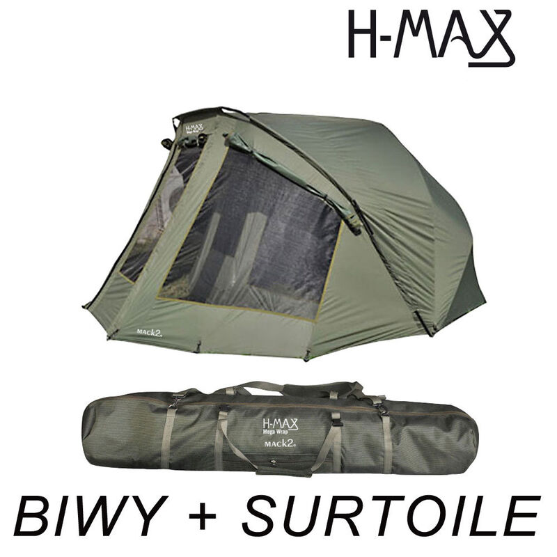 Pack biwy mack2 h-max avec surtoile - Bivouac Confort | Pacific P&ecirc;che
