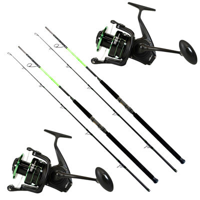 Pack Overfight 2 Ipercut Power 240 cm 100-250 g + 2 Ipercut 8000 FD - Packs et ensembles | Pacific P&ecirc;che