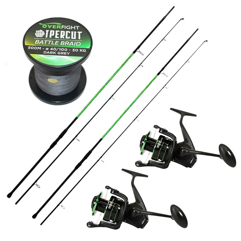Pack Overfight Ipercut 2 Pellets 4.5 LBS + 2 Ipercut 8000 FD + Ipercut Battle Braid - Packs et ensembles | Pacific P&ecirc;che