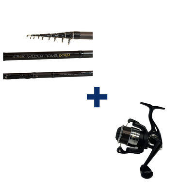 Ensemble WILDER BOMB EXTREM 30-80G +FIRST TROUT 2000 FD - Packs | Pacific P&ecirc;che
