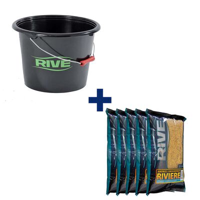 Pack Seau + 5kg d'Amorce Rivi&egrave;re - Packs | Pacific P&ecirc;che