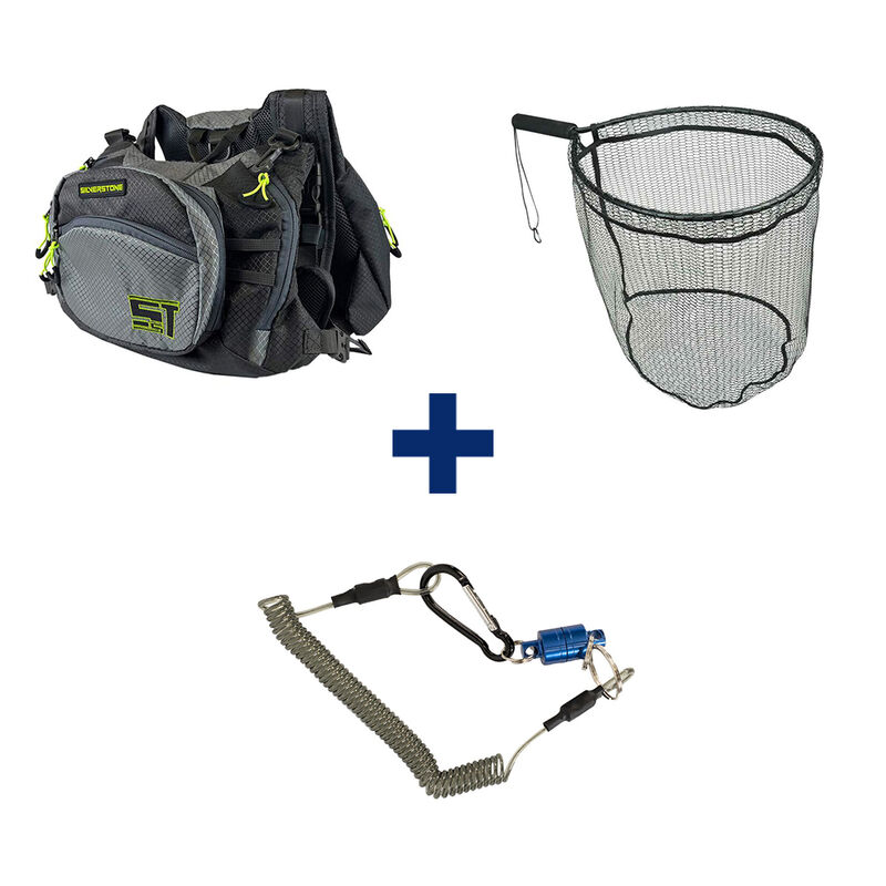 Pack Chest Pack Hardwater Evo + Raquette Rubber 45 + Aimant - Tous nos packs | Pacific P&ecirc;che