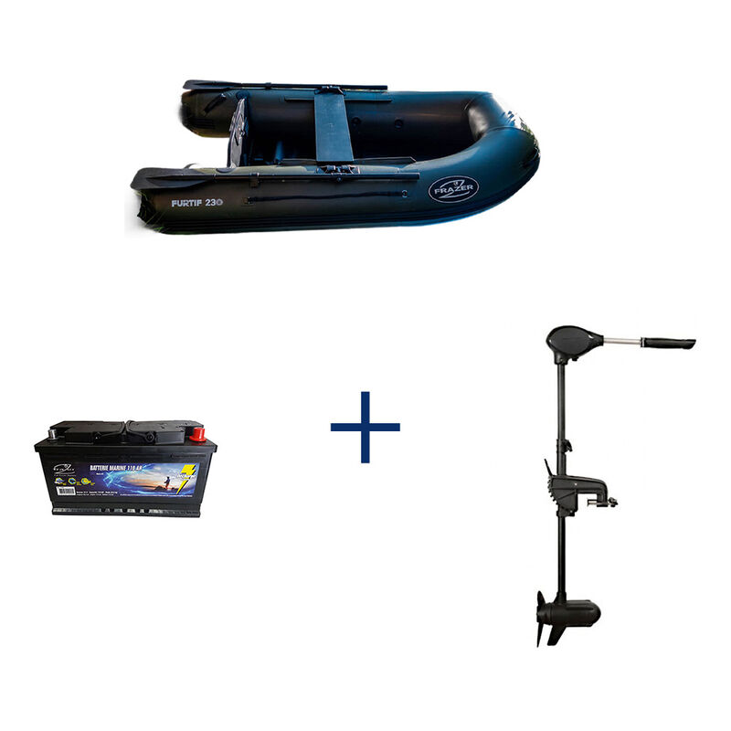 Pack Furtif 230 + Moteur 65 Lbs et Batterie 110 Ah - Packs | Pacific P&ecirc;che