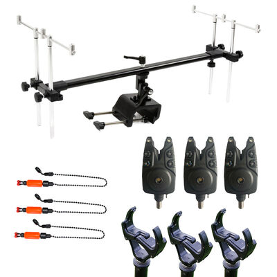 Pack Boat Pod 3 Cannes Carp Addict - Supports de Cannes | Pacific P&ecirc;che