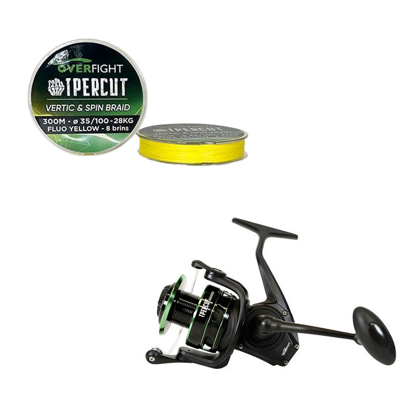 Pack Overflight Ipercut 4000 FD + Ipercut Vertic And Spin Braid - Packs et ensembles | Pacific P&ecirc;che